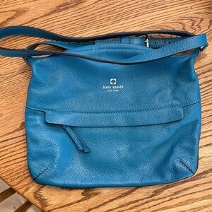 Kate Spade Teal Leather Shoulder Bag